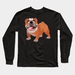 Life is better with a bulldog Long Sleeve T-Shirt